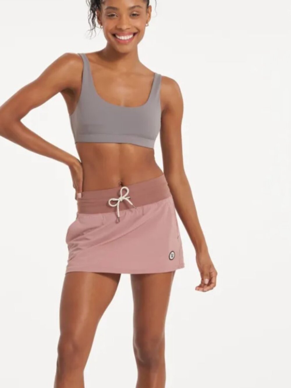 Vuori Seabreeze Skirt | Light Terracotta Large